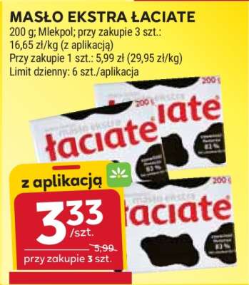 Masło ekstra ŁACIATE