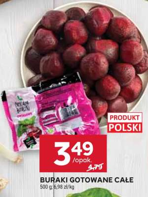 Buraki gotowane całe