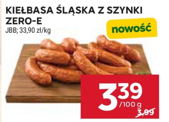 Kiełbasa Śląska z Szynki Zero E