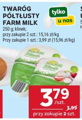 Twaróg półtłusty Farm Milk
