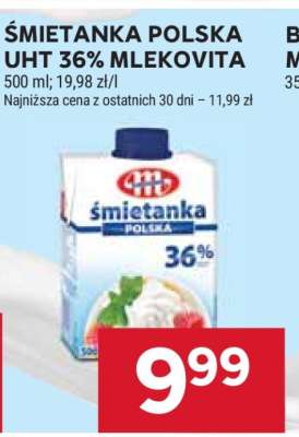 Śmietanka Polska UHT 36% Mlekovita
