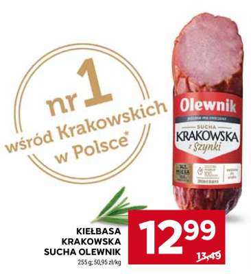 Kiełbasa krakowska sucha OLEWNIK