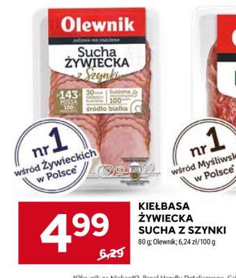 KIEŁBASA ŻYWIECKA SUCHA Z SZYNKI