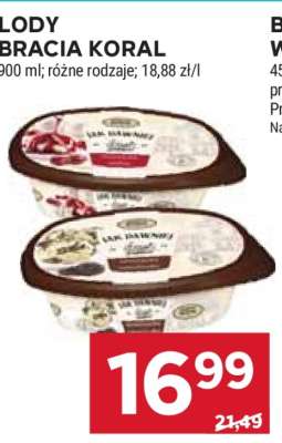 Lody BRACIA KORAL