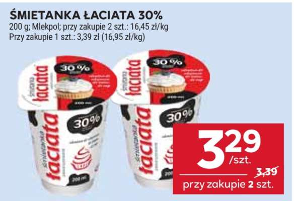 Śmietanka Łaciata 30%