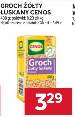Groch żółty łuskany Cenos