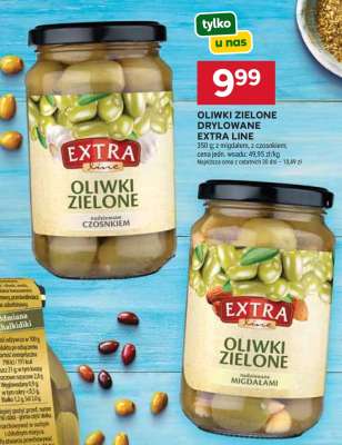 OLIWKI ZIELONE DRYLOWANE EXTRA LINE