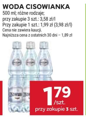 Woda Cisowianka