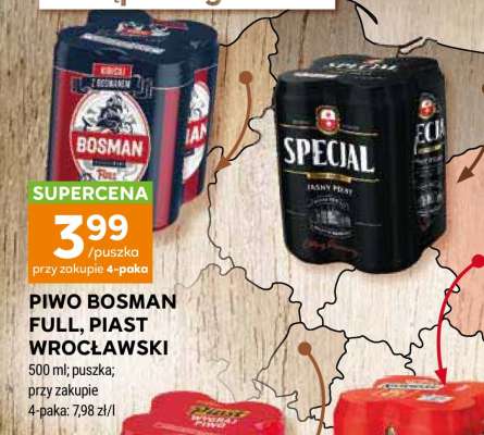 Piwo Bosman Full, Piast Wrocławski