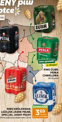 Piwo Żubr, Perła Chmielowa, Królewskie, Leżajsk Jasne Pełne, Specjal Jasny Pełny