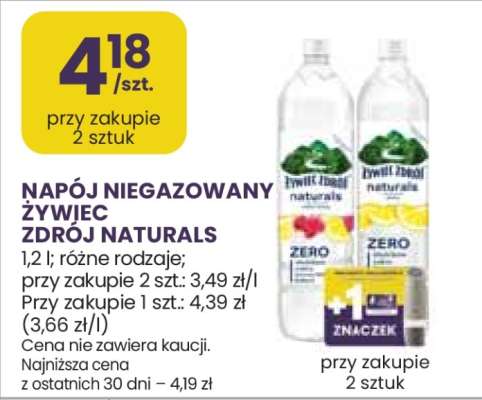 Napój Niegazowany Żywiec Zdrój Naturals