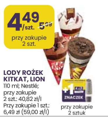 Lody Rożek KitKat, Lion