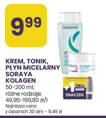 Krem, tonik, płyn micelarny Soraya Kolagen
