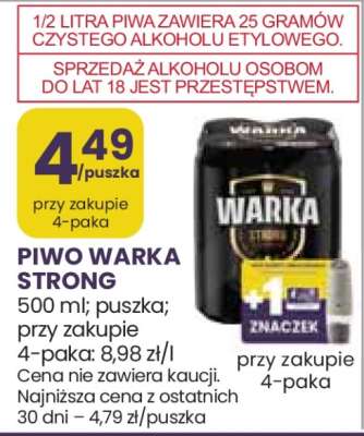Piwo WARKA STRONG