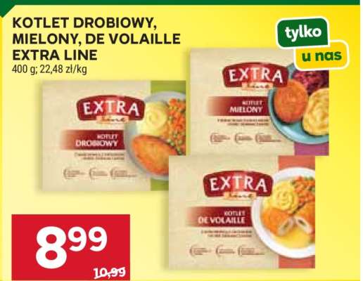 Kotlet drobiowy, mielony, de volaille Extra Line