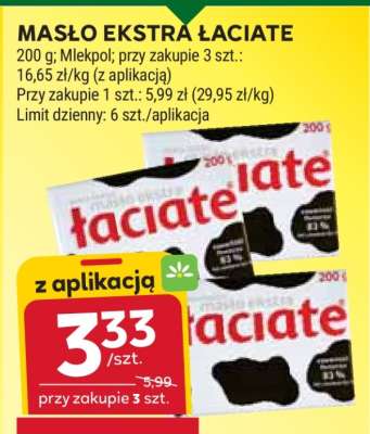 Masło ekstra ŁACIATE