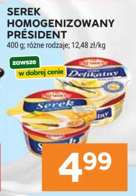 Serek homogenizowany Président
