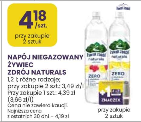 Napój Niegazowany Żywiec Zdrój Naturals