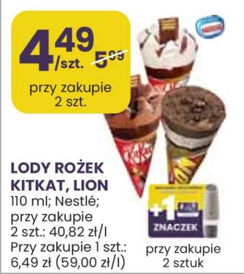 Lody Rożek KitKat, Lion