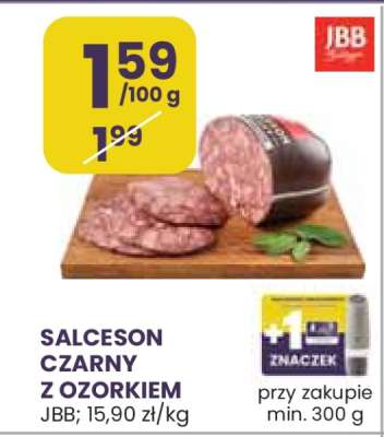 SALCESON CZARNY Z OZORKIEM