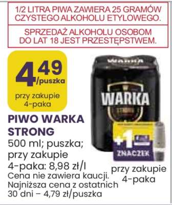 Piwo WARKA STRONG