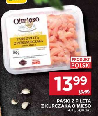 Paski z fileta z kurczaka O!Mięso