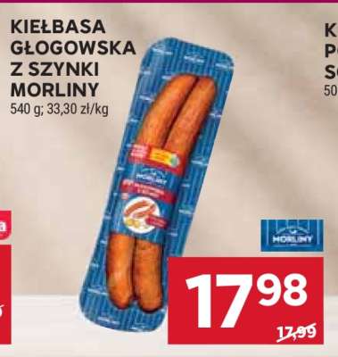 Kiełbasa głogowska z szynki Morliny