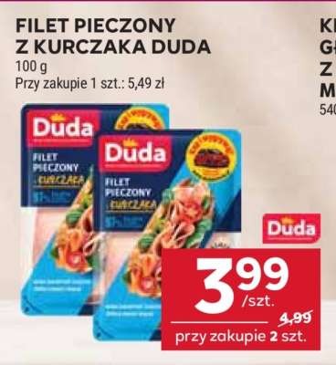 Filet pieczony z kurczaka Duda