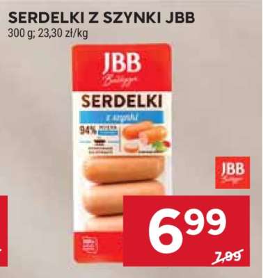 SERDELKI Z SZYNKI JBB