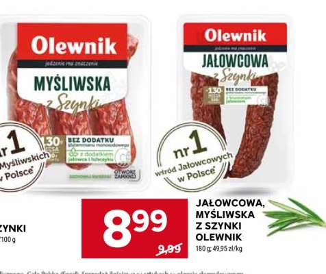 JAŁOWCOWA, MYŚLIWSKA Z SZYNKI OLEWNIK