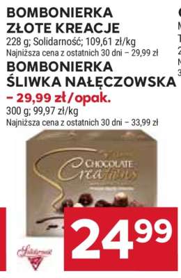 Bombonierka Złote Kreacje