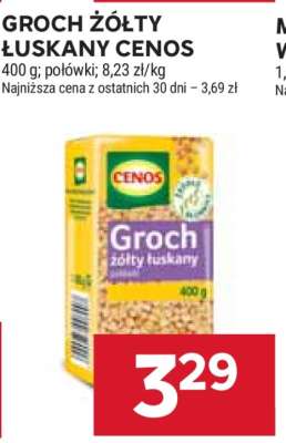 Groch żółty łuskany Cenos