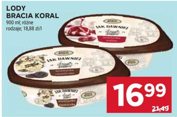 Lody BRACIA KORAL