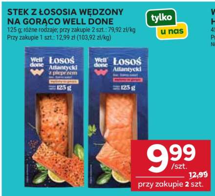 Stek z łososia wędzony na gorąco Well Done