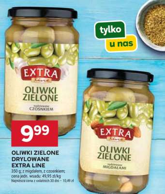 OLIWKI ZIELONE DRYLOWANE EXTRA LINE