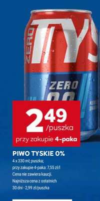 Piwo Tyskie 0%