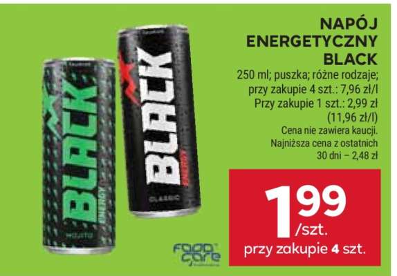 Napój energetyczny Black