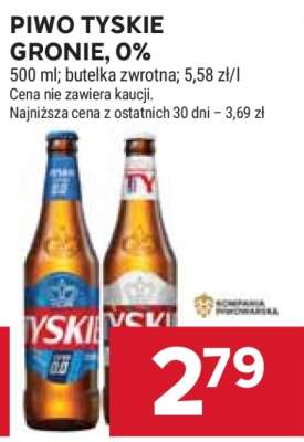 Piwo Tyskie Gronie, 0%