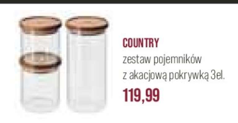 COUNTRY zestaw pojemników