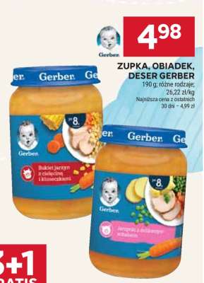 Zupka, Obiadek, Deser Gerber