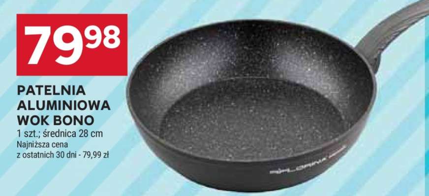 Patelnia aluminiowa Wok Bono