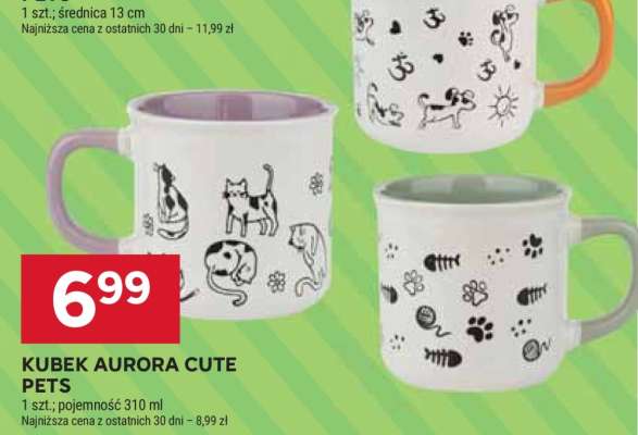 KUBEK AURORA CUTE PETS