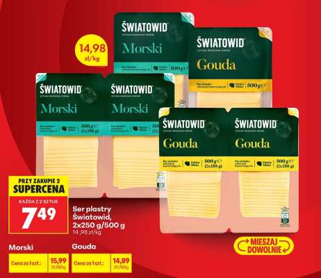 Ser plastry Światowid 2x250 g / 500 g