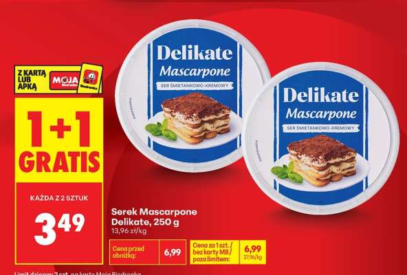 Serek Mascarpone Delikate 250 g