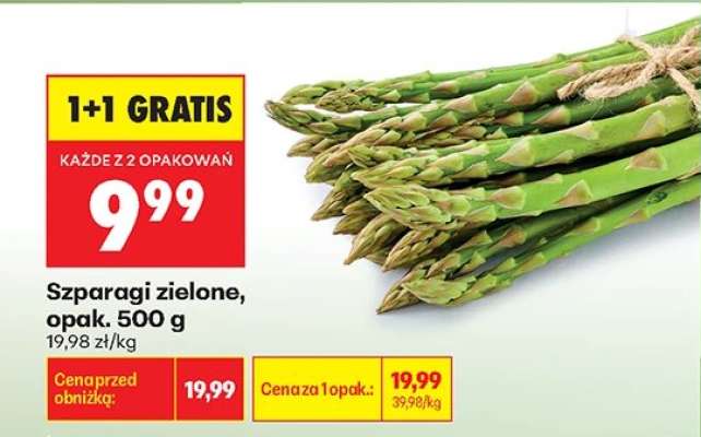 Szparagi zielone Opak. 500 g
