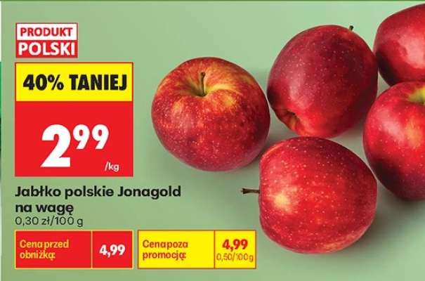 Jabłko polskie Jonagold na wagę