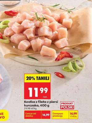 Kostka z fileta z piersi kurczaka 400 g