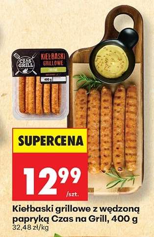 Kiełbaski grillowe z wędzoną papryką Czas na Grill, 400 g