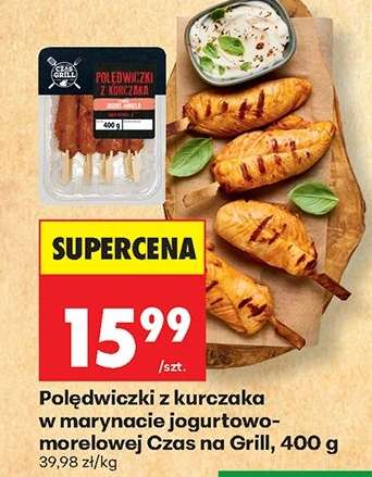 Polędwiczki z kurczaka w marynacie jogurtowo morelowej Czas na Grill 400 g