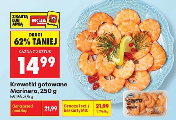 Krewetki gotowane Marinero 250 g